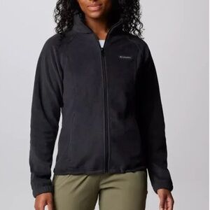 Columbia Benton Springs Jacket Full Zip Cozy Plush Fleece Casual Hiking Black XL